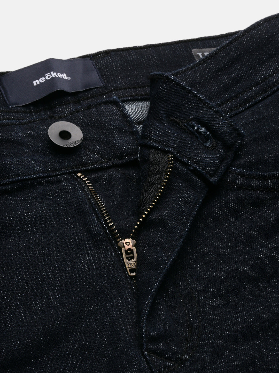 Dark Blue Straight Stretchable Jeans