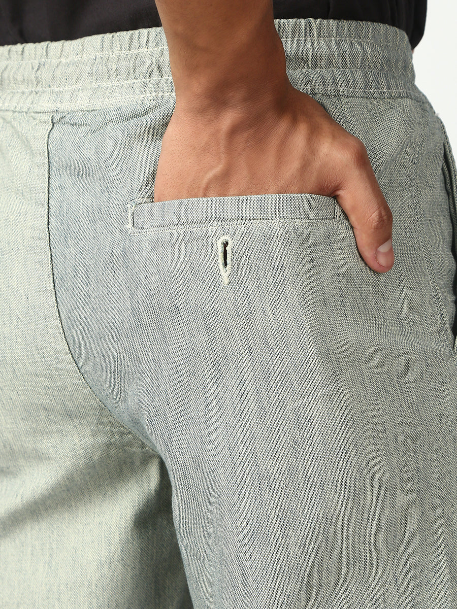Vintage Gray Relax Fit Cross Pocket Cotton Pant
