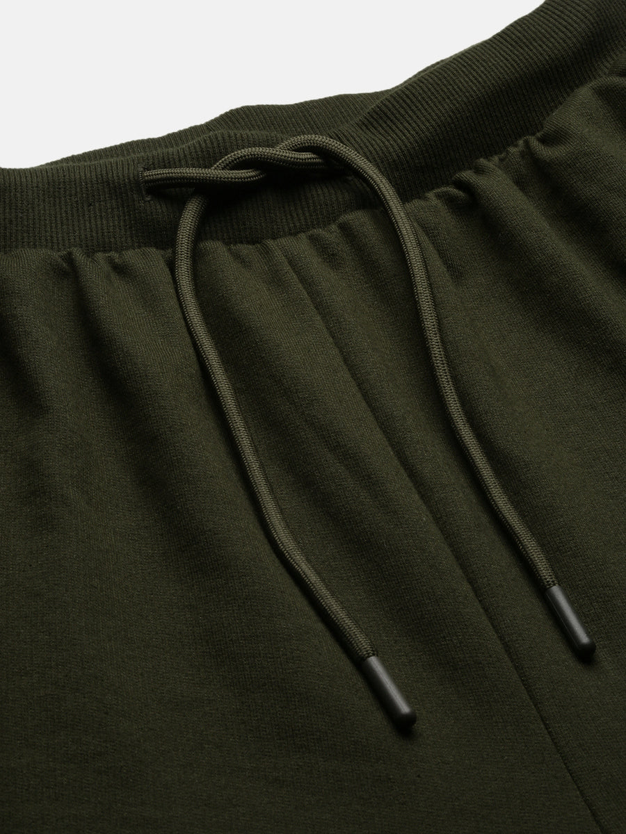 Military Green Cotton Oversize Lower