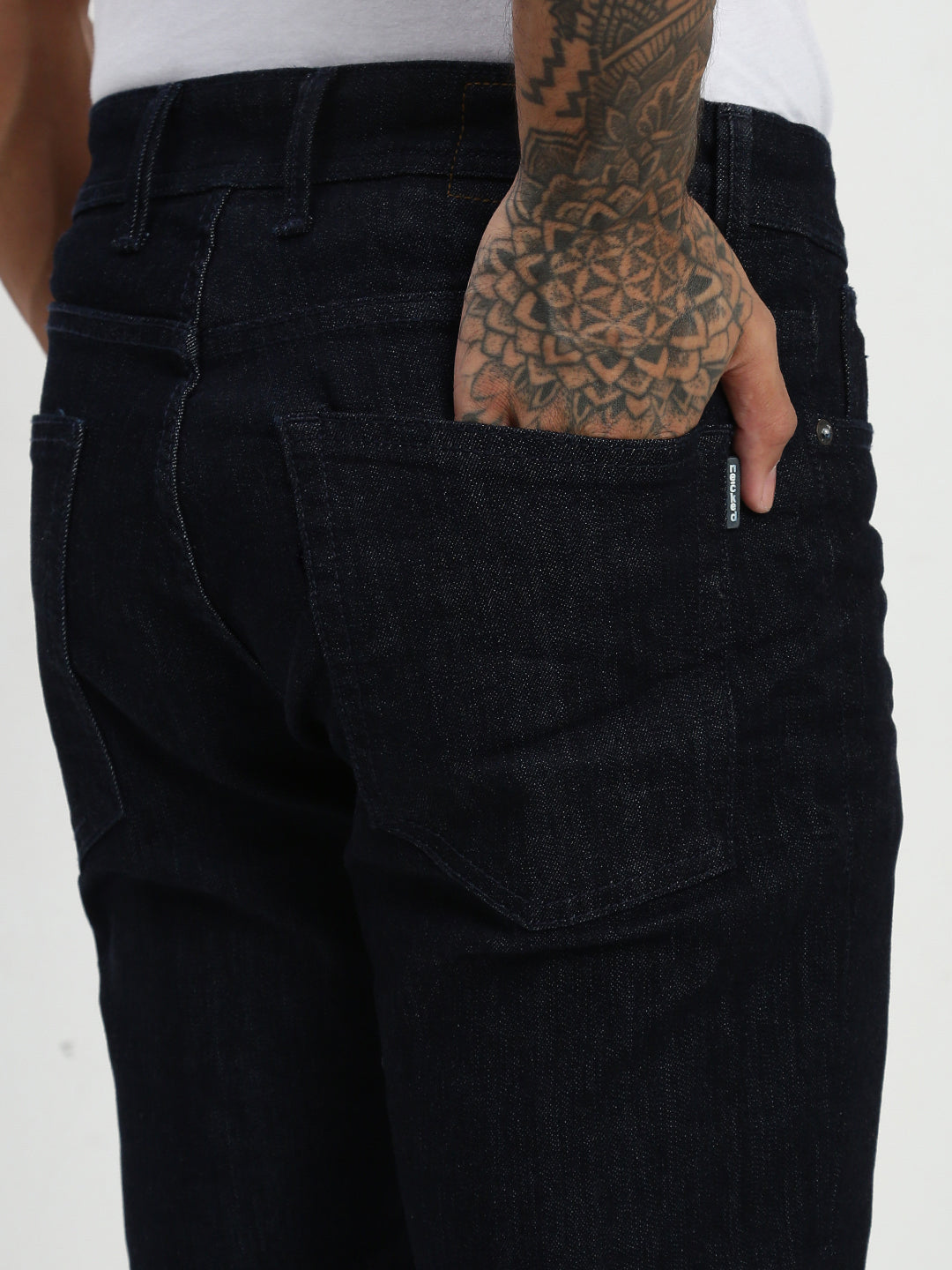 Raw Blue Slim Straight Fit Jeans