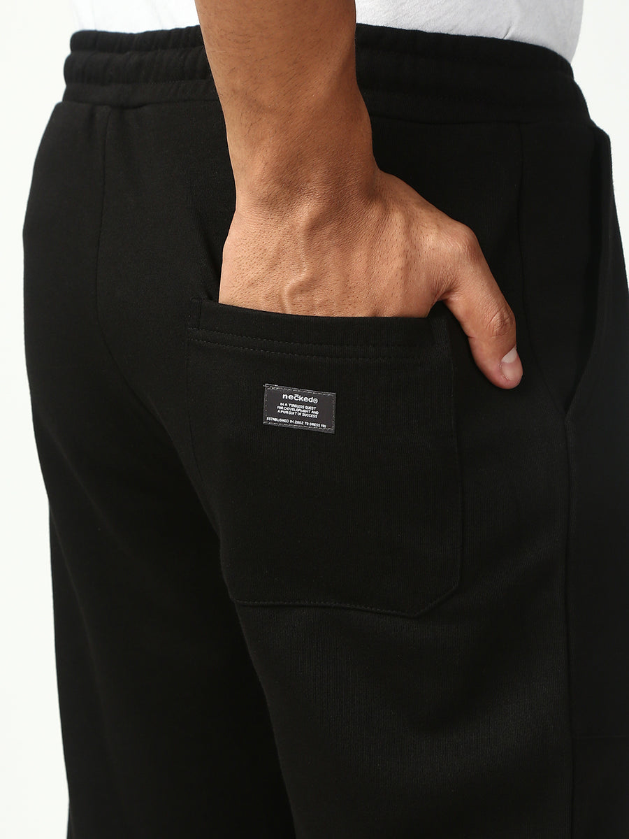 Black Slim Fit Stretchable Jogger