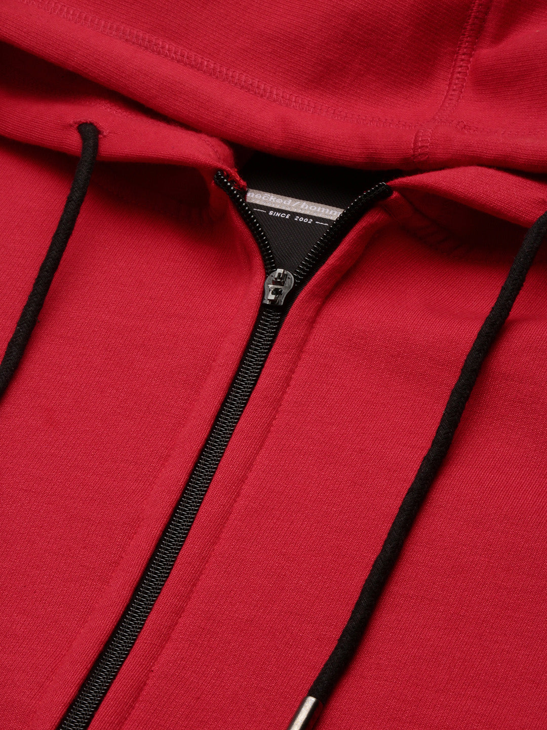 Red Men's Hoodies With Full Zip