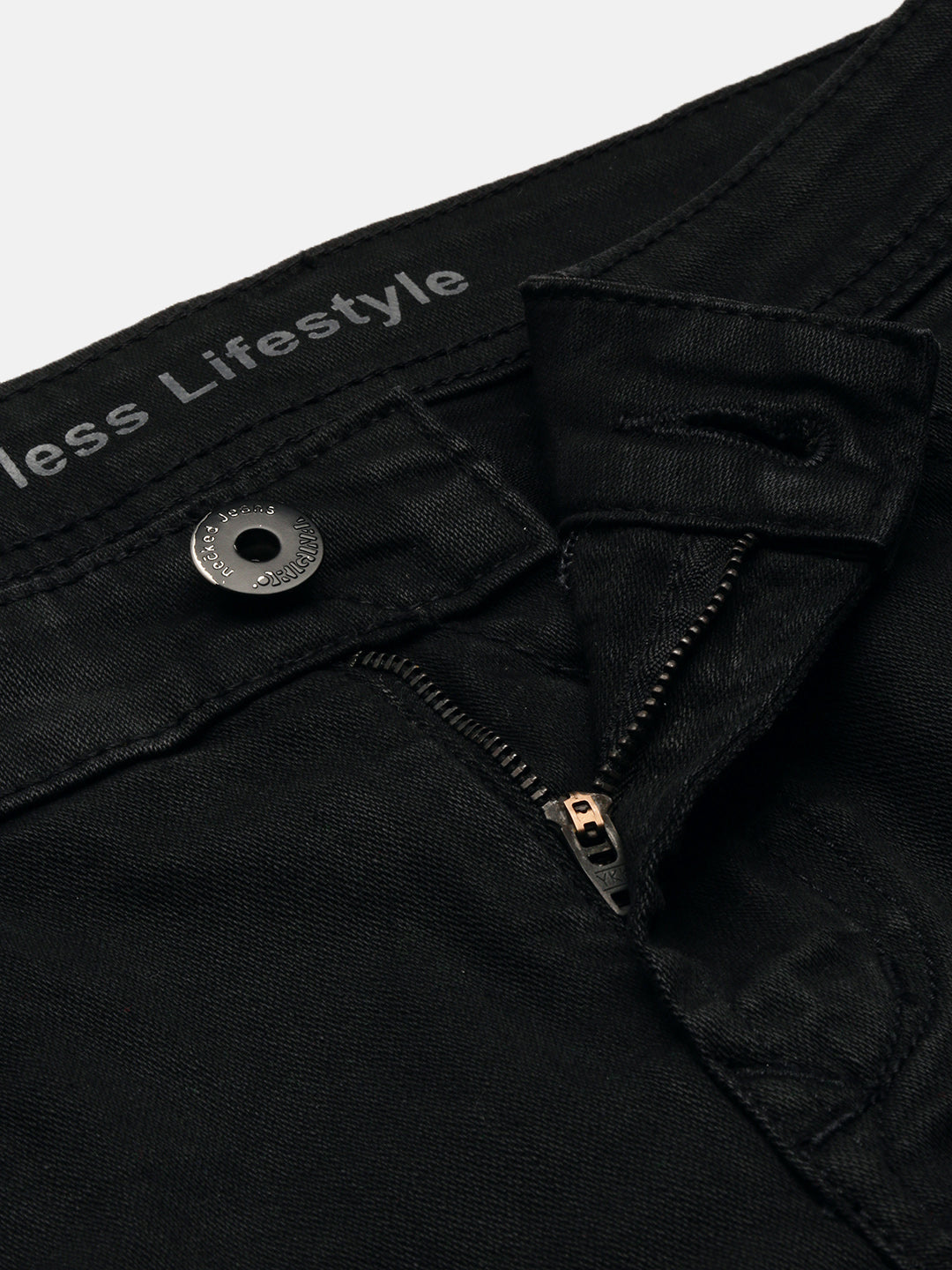 Black Raw Wash Slim Fit Jeans