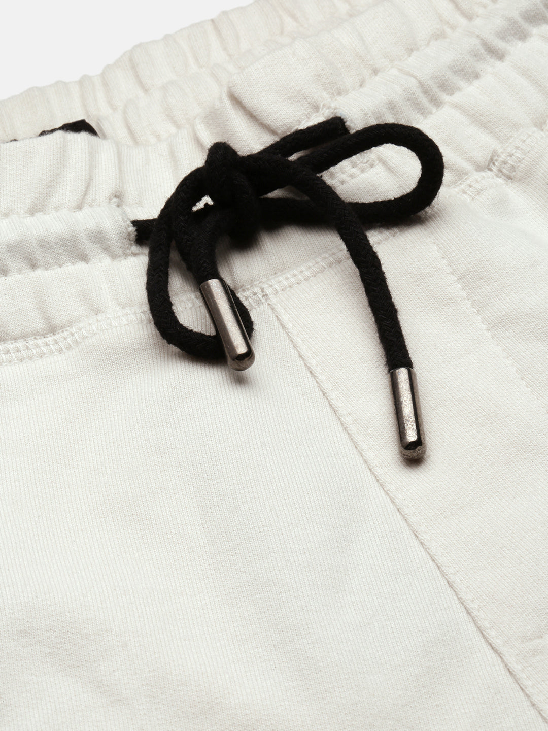 Off White Cotton Looper Men's Lower