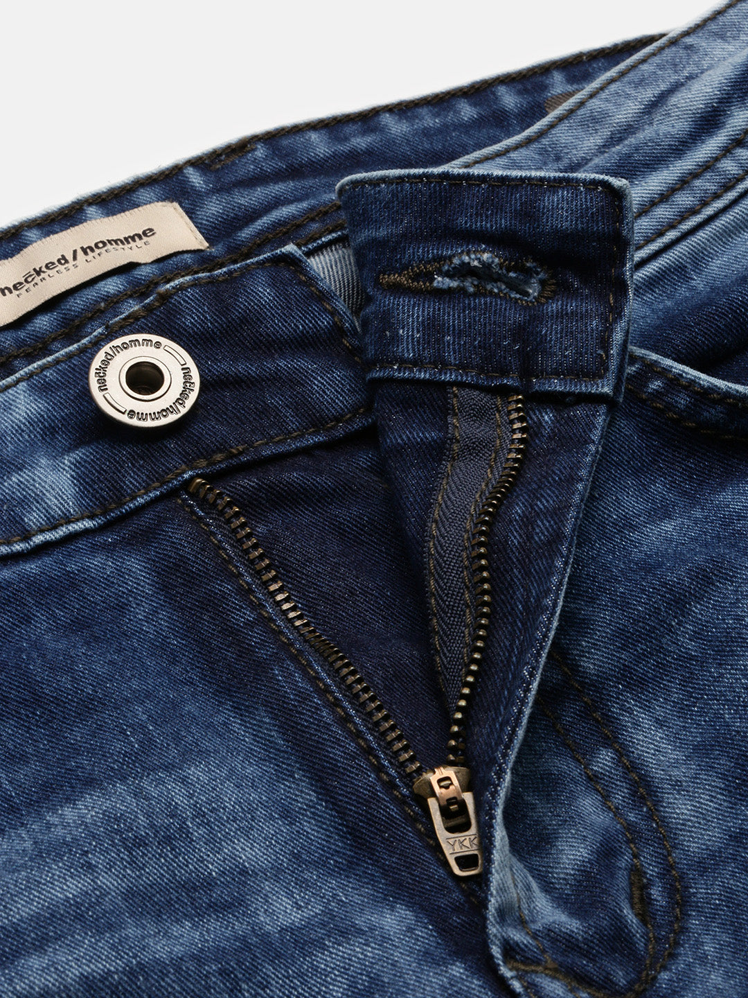 Blue Vintage Slim Fit Stretchable Jeans