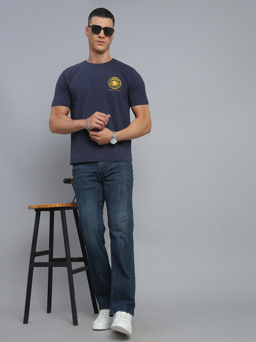 Blue Polo Cotton T-Shirt