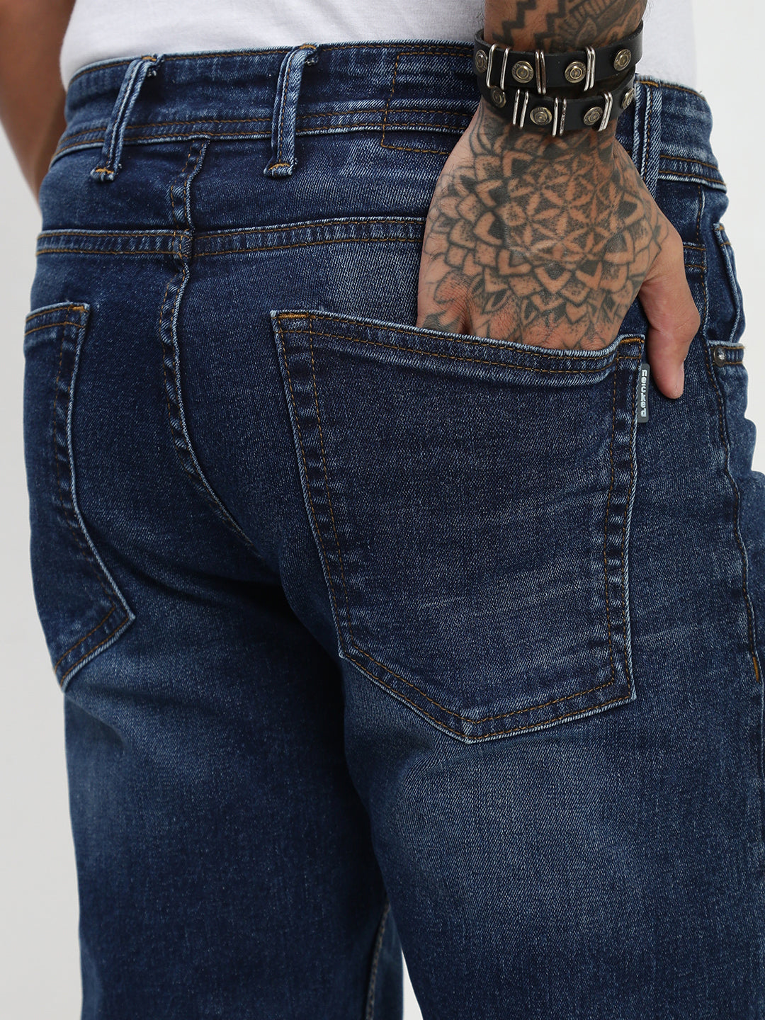 Blue Slim Fit Stretchable Jeans