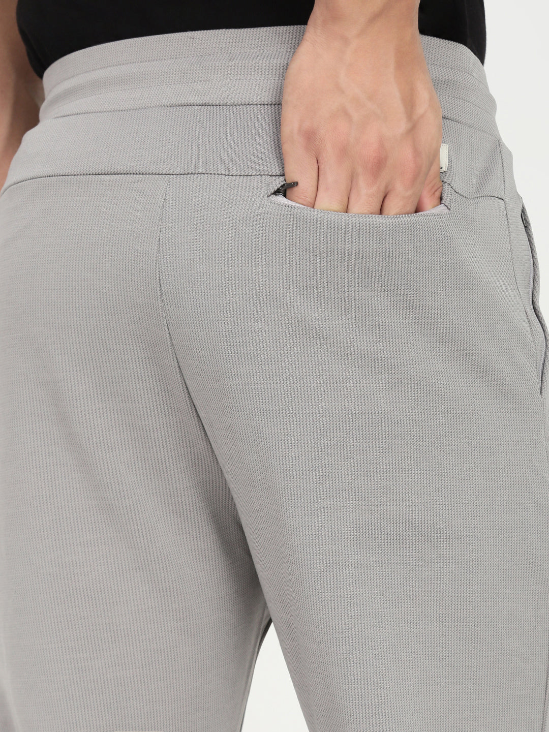 Grey  Relax Fit Cross Pocket Lower