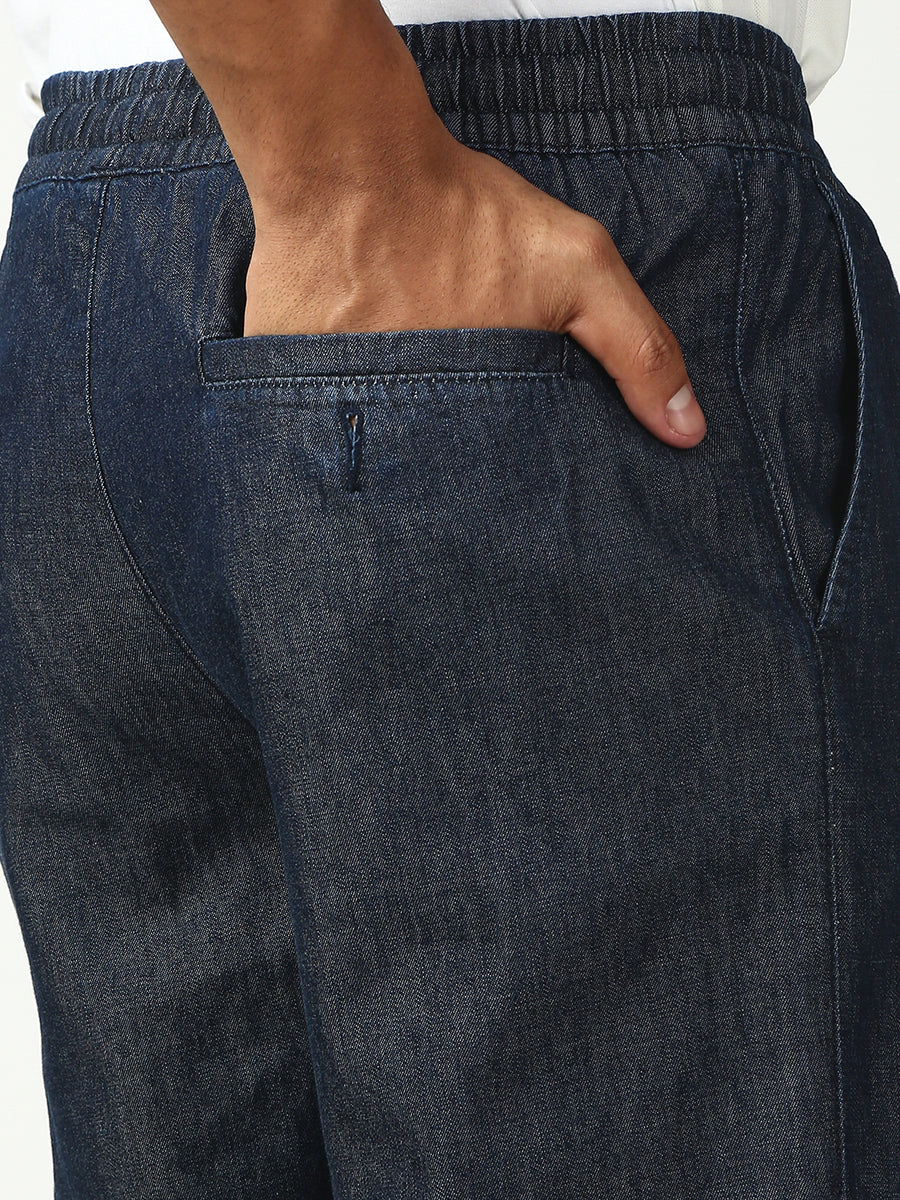 Raw Blue Relax Fit Cross Pocket Cotton Pant