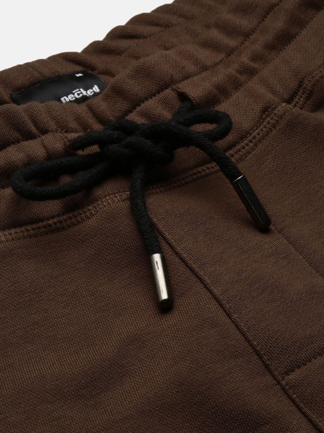 Brown Cotton Looper Men's Lower