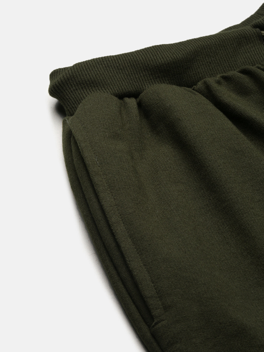 Military Green Cotton Oversize Lower