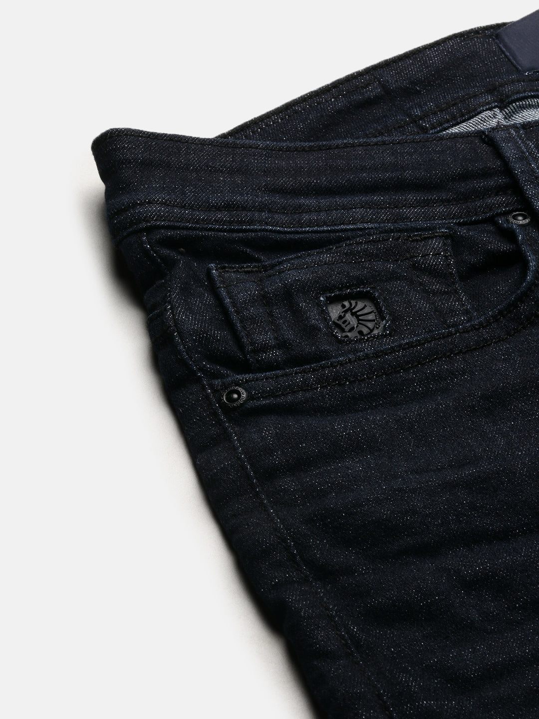 Dark Blue Straight Stretchable Jeans
