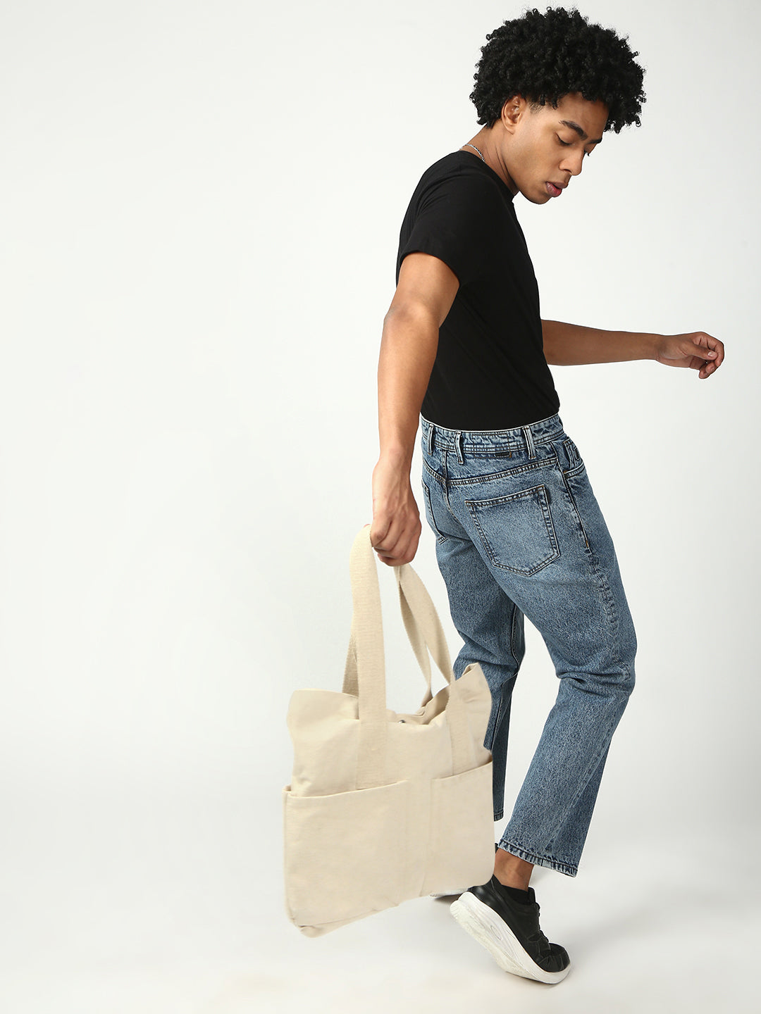 Light Blue Straight Stretchable Jeans