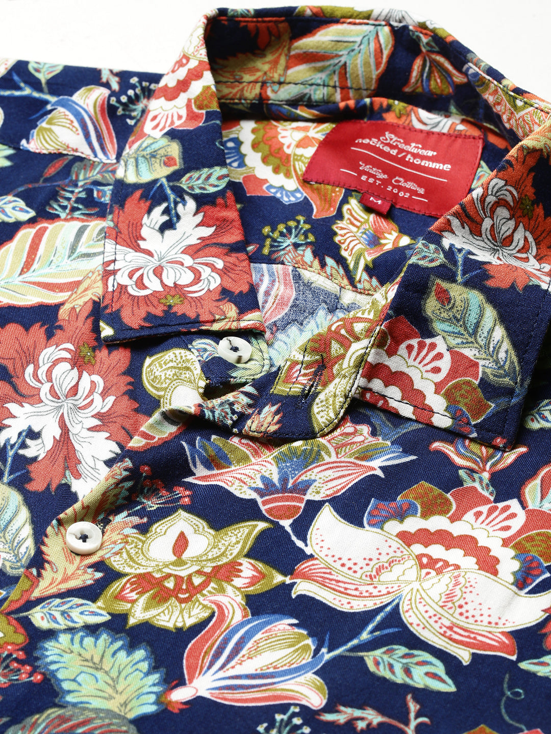 Printed Viscose Half Sleeve Shirt Without Pocket