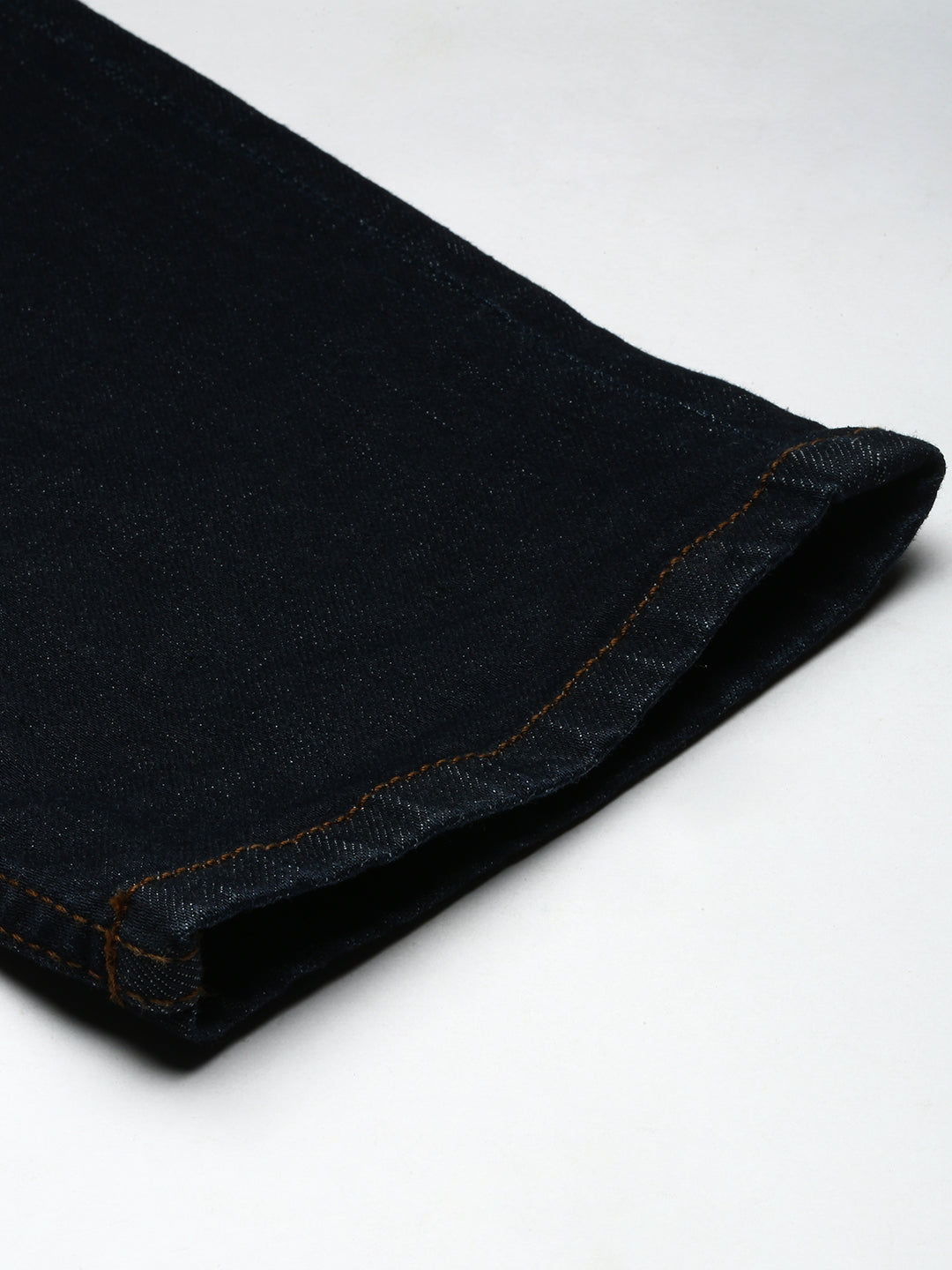 Raw Dark Blue Slim Straight Fit Stretchable Jeans