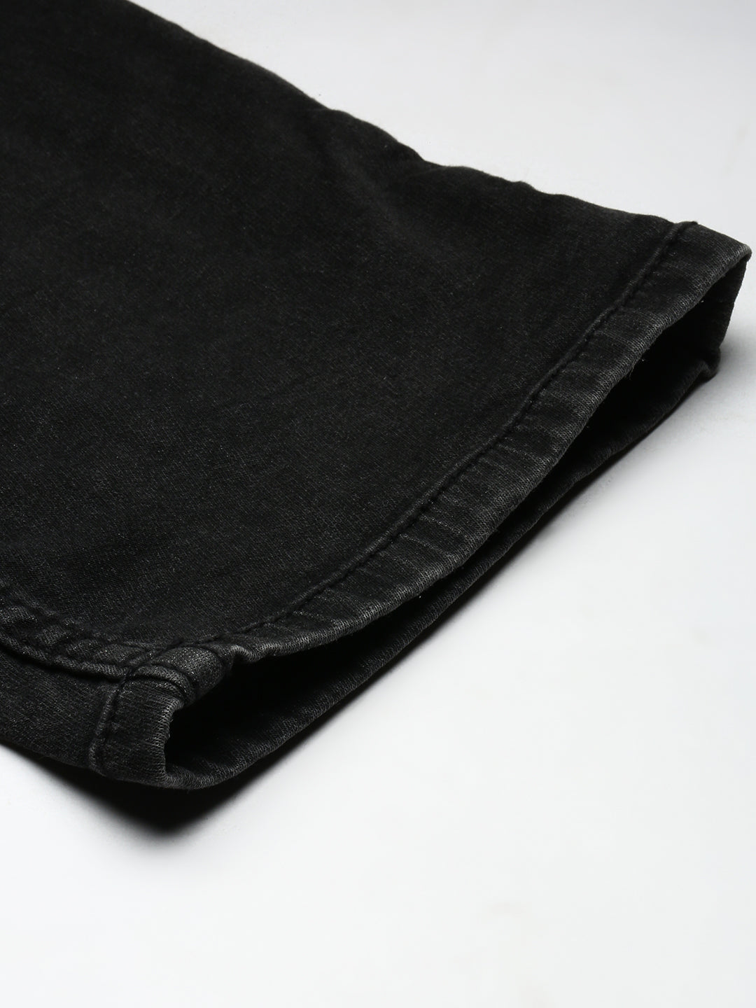 Black Gray Vintage Slim Fit Stretchable Jeans