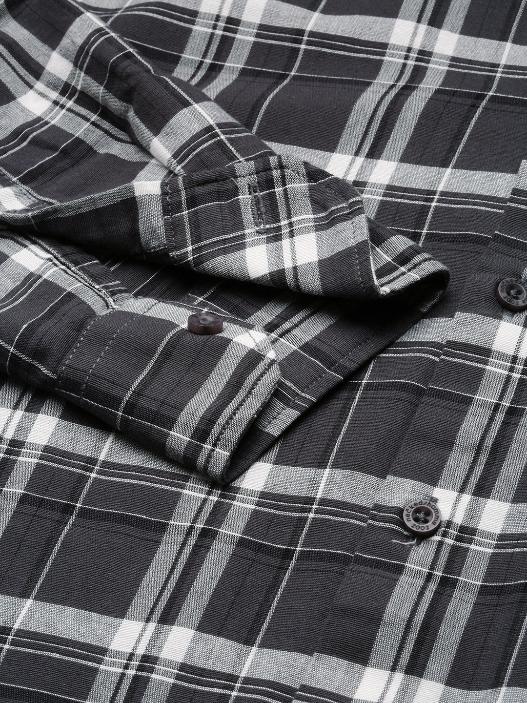 Cotton Checks Full Sleeves Shirt With Pocket