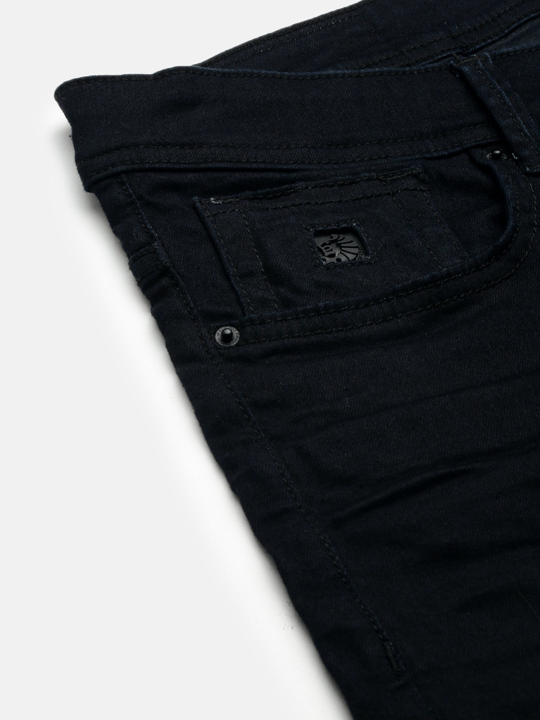 Raw Dark Blue Straight Stretchable Jeans