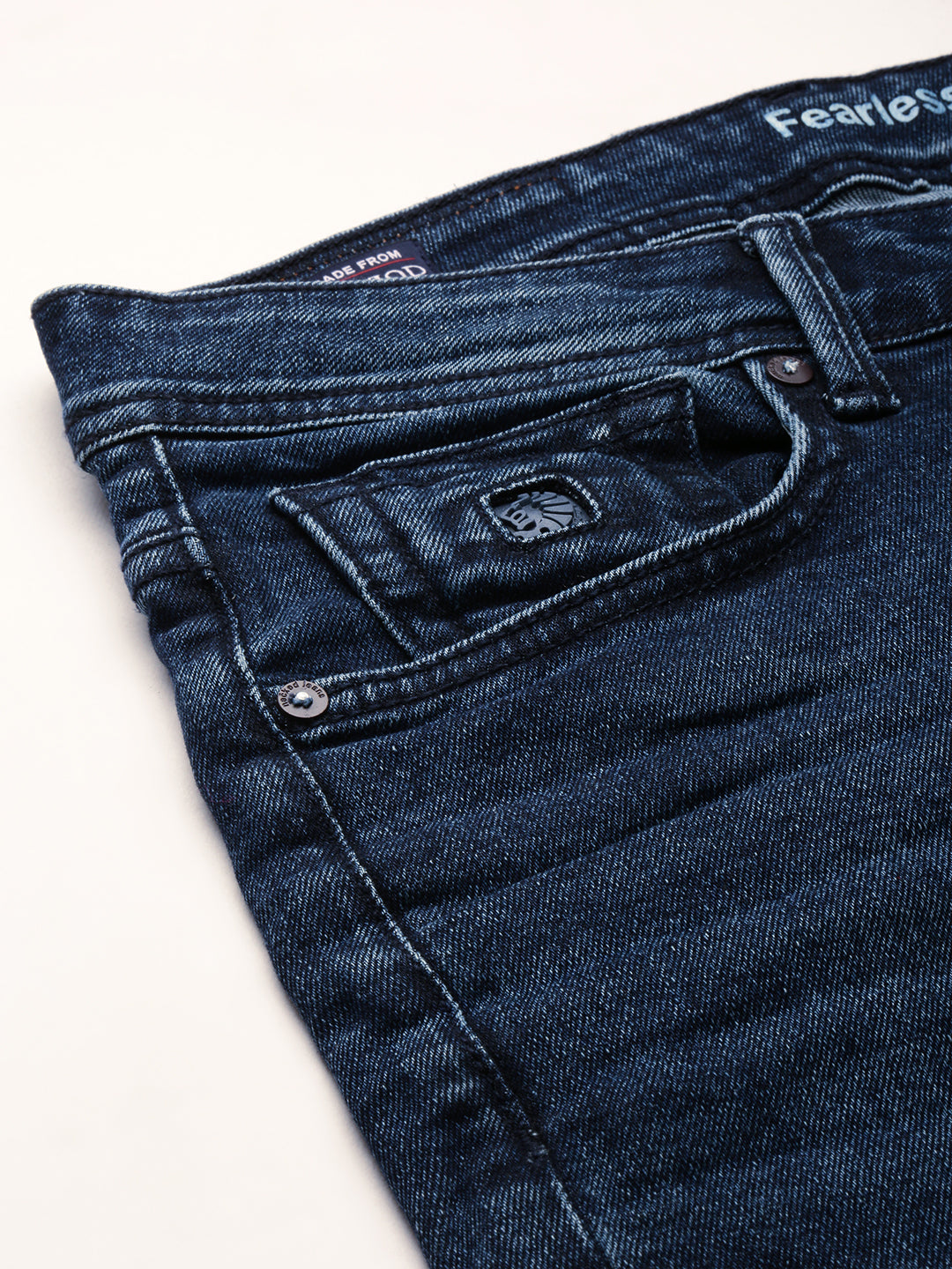 Blue Mild Vintage Slim Fit Stretchable Jeans