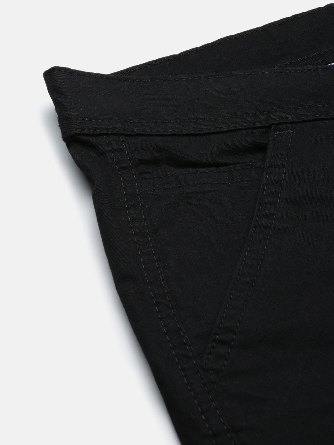 Black Slim Fit Men’s Cotton Pants
