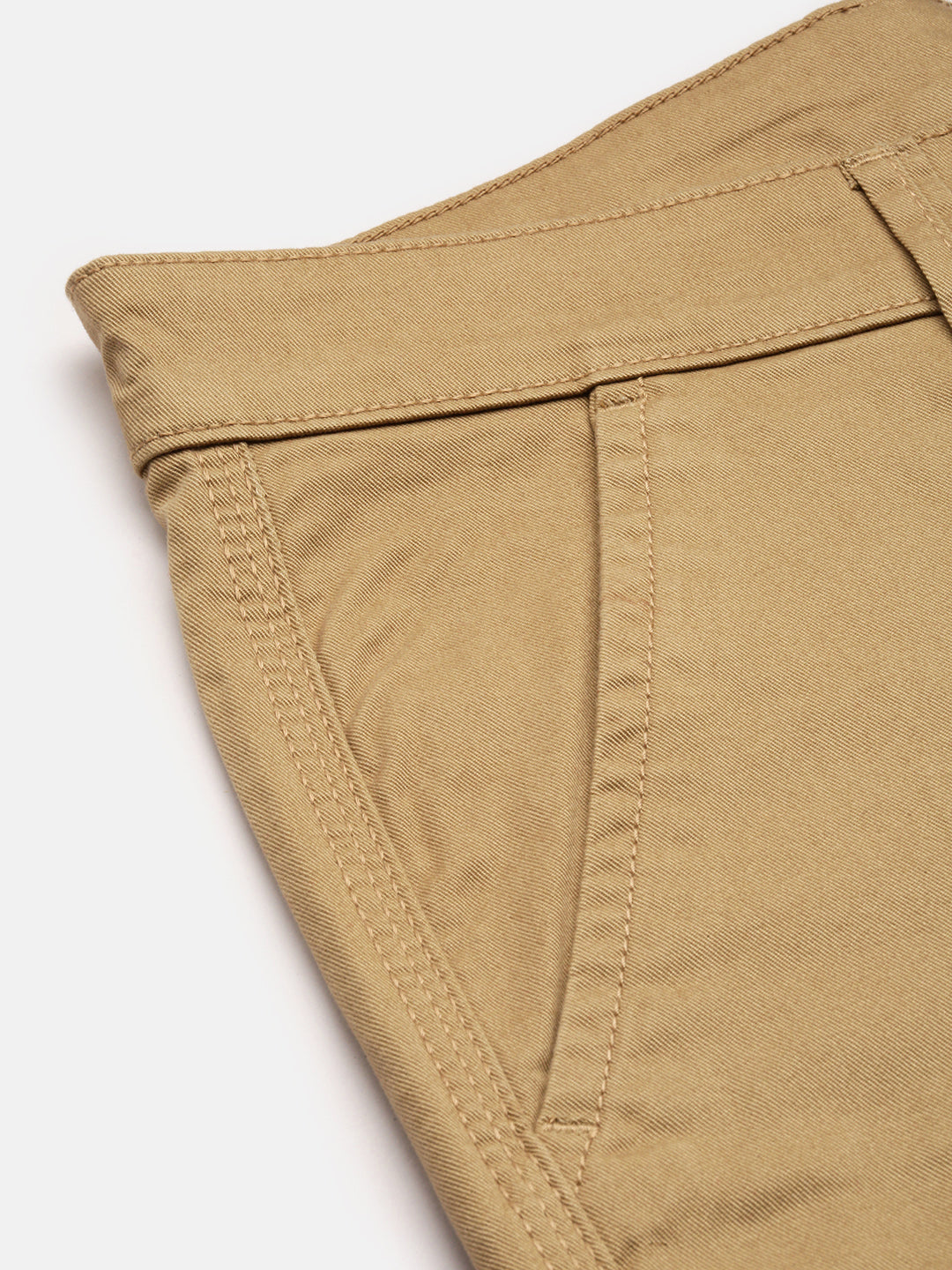 Khakhi men’s premium cotton cargo pants