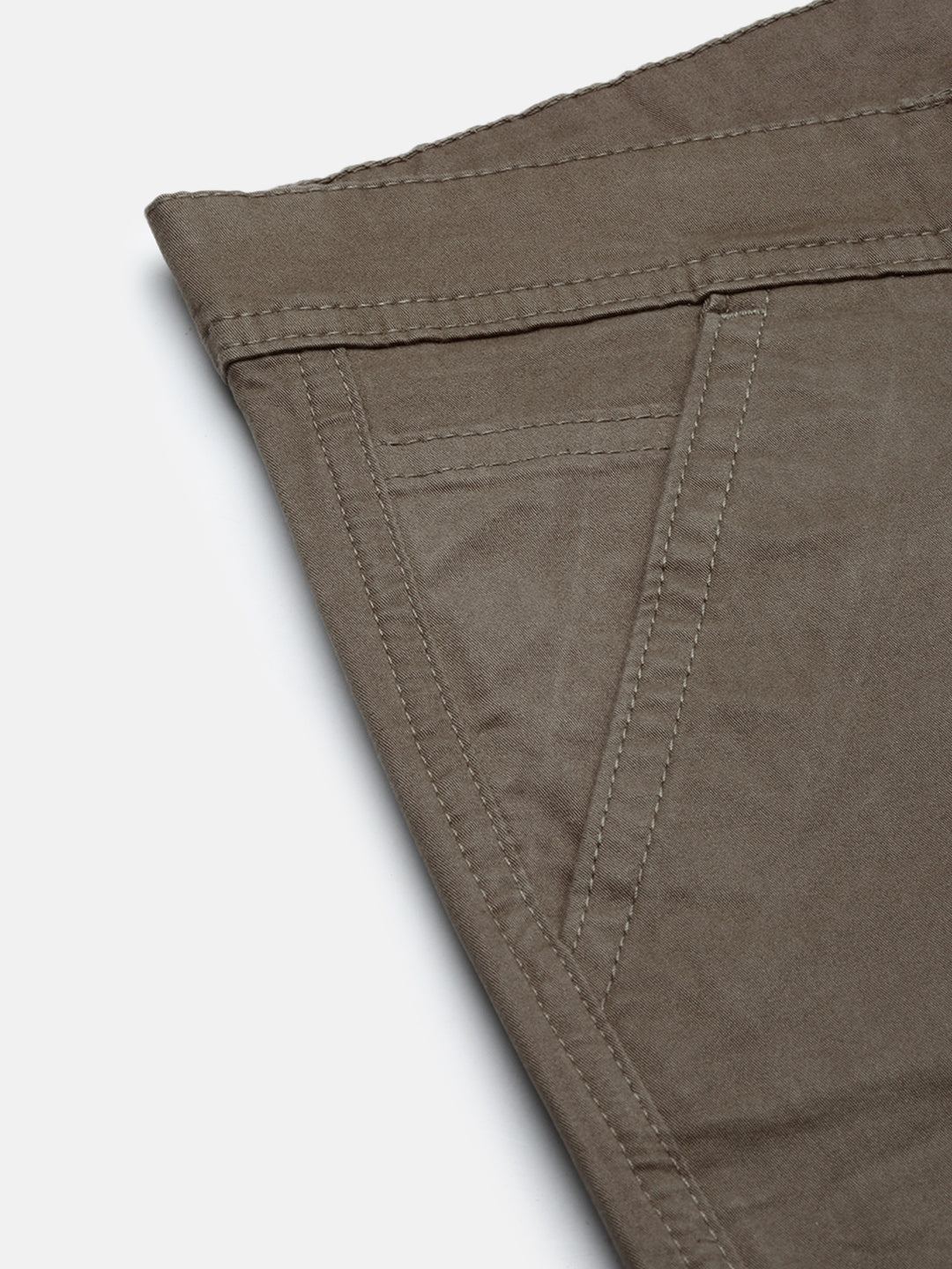 Tan Slim Fit Men’s Cotton Pants