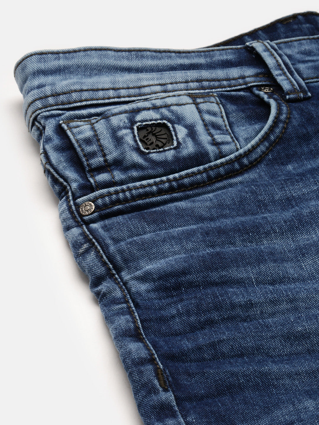Blue Vintage Slim Fit Stretchable Jeans