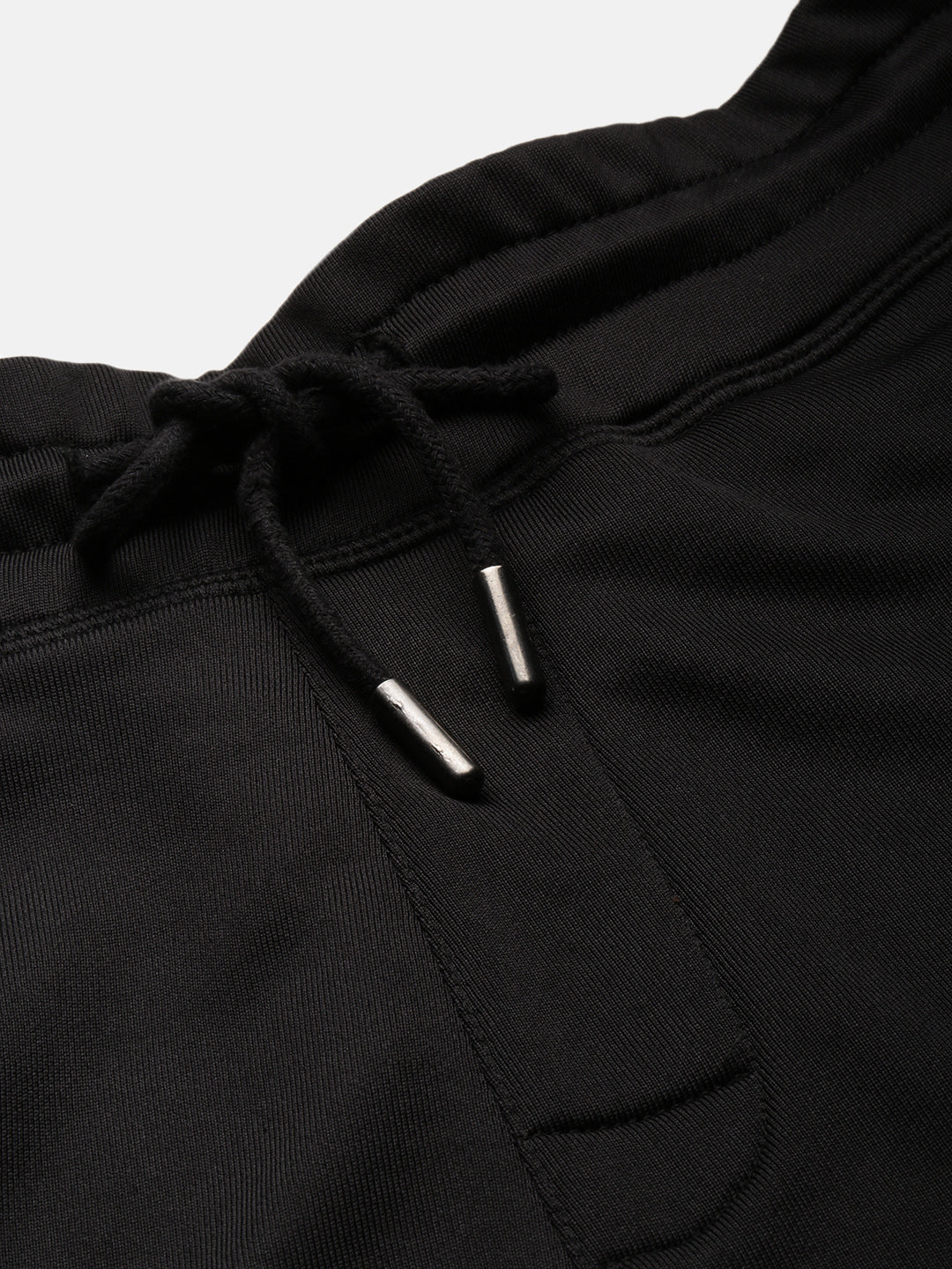 Black Cotton Polyster Looper Men's Lower