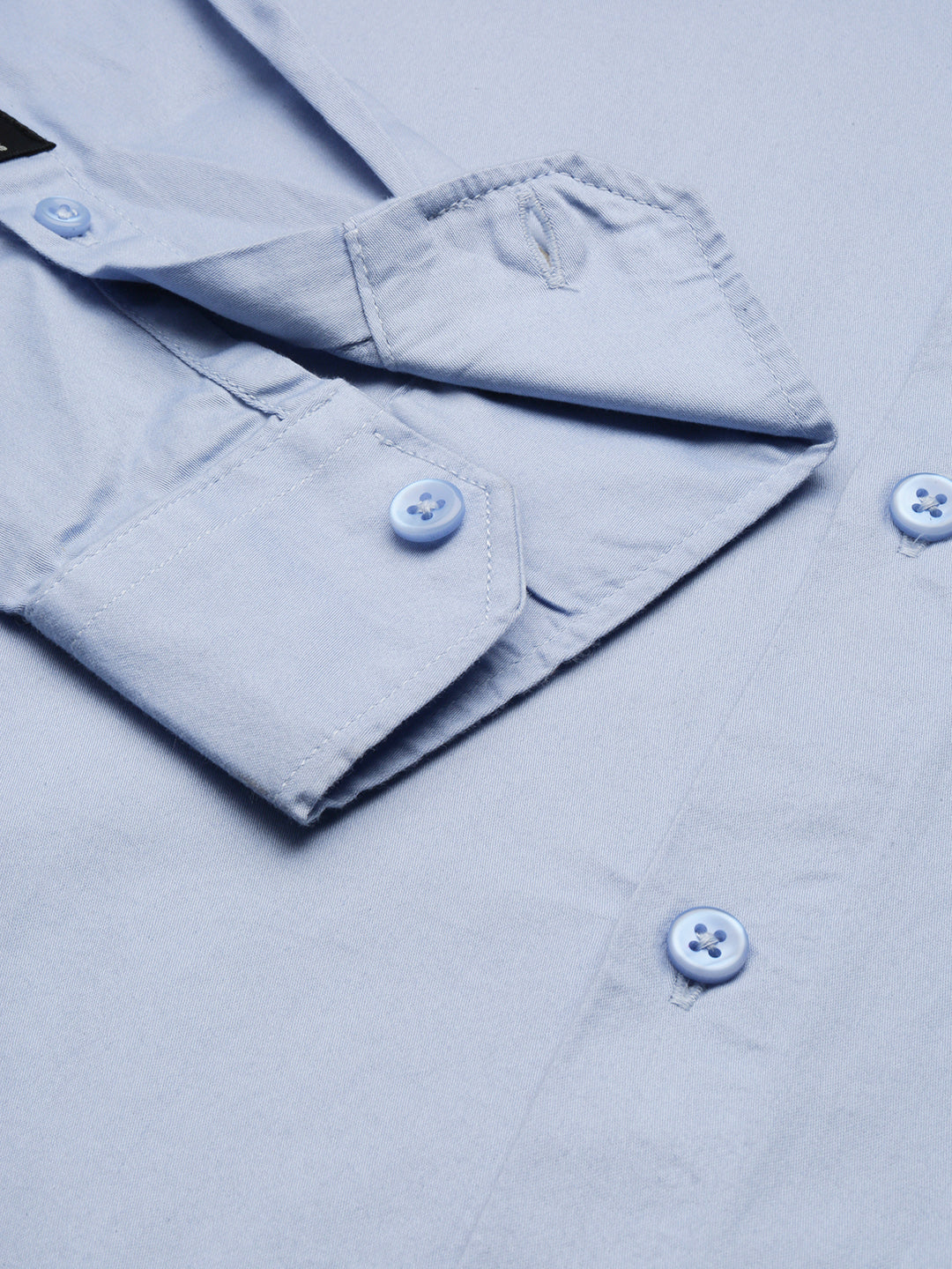 Sky Blue Full Sleeve Shartin Shirt Without Pocket