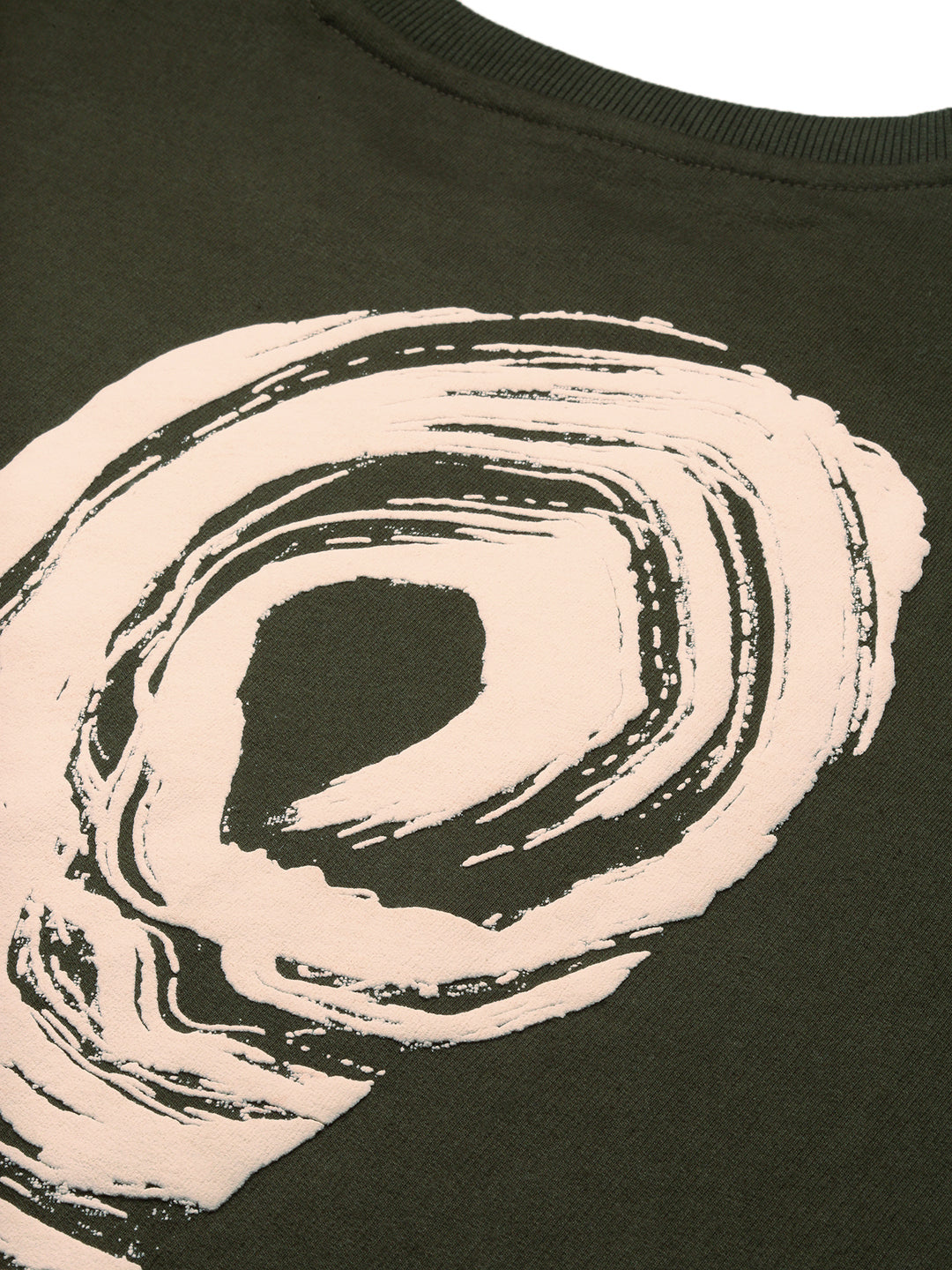 Printed Round Neck Oversize Half Sleeve T-Shirt