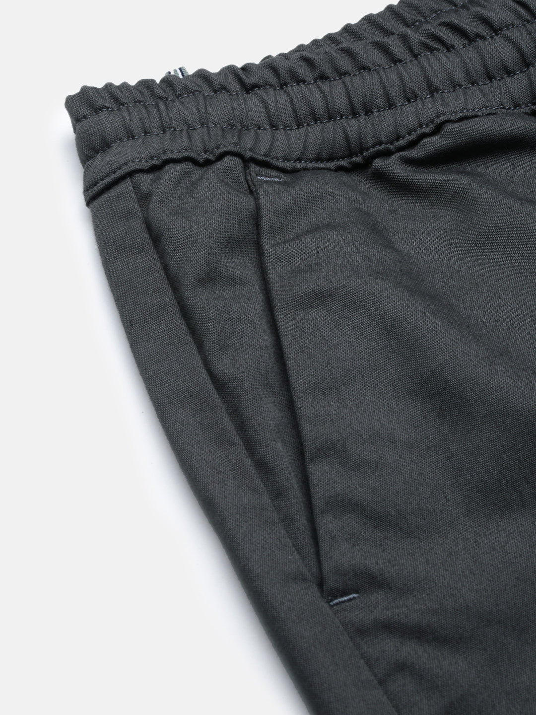 Gray Slim Fit Men’s Cotton Pants