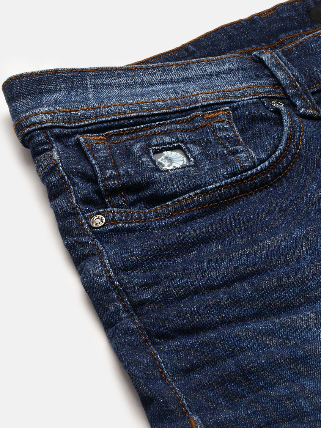 vintage blue low rise skinny straight jeans