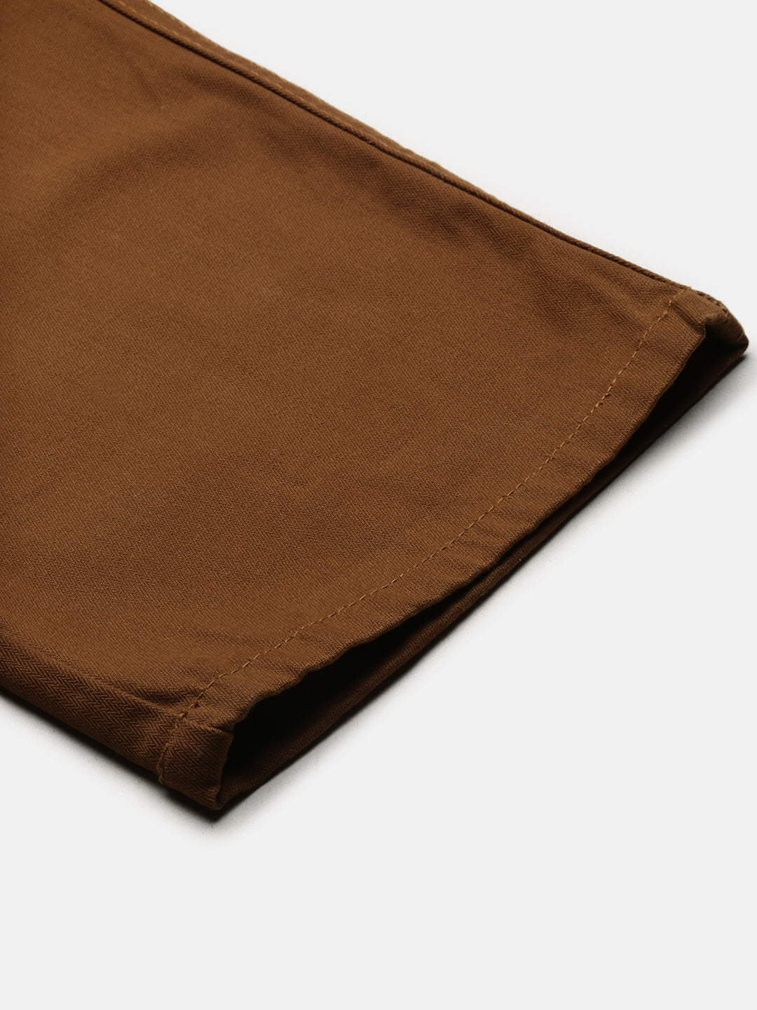 Camel Straight Fit Men’s Cotton Pants