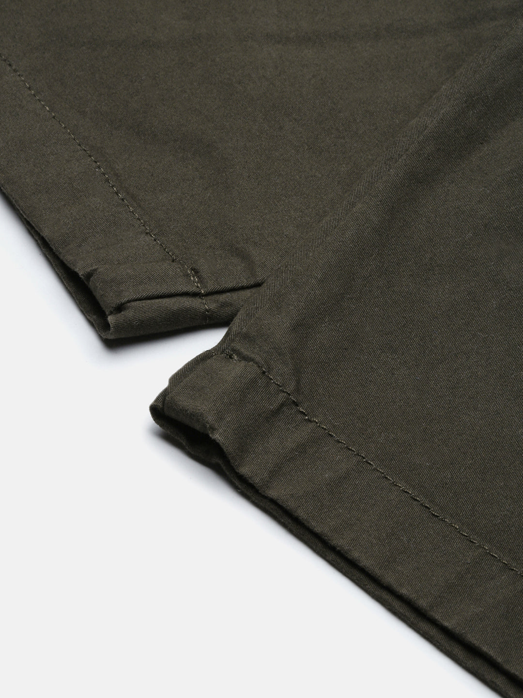 Olive Slim Fit Cargo Shorts