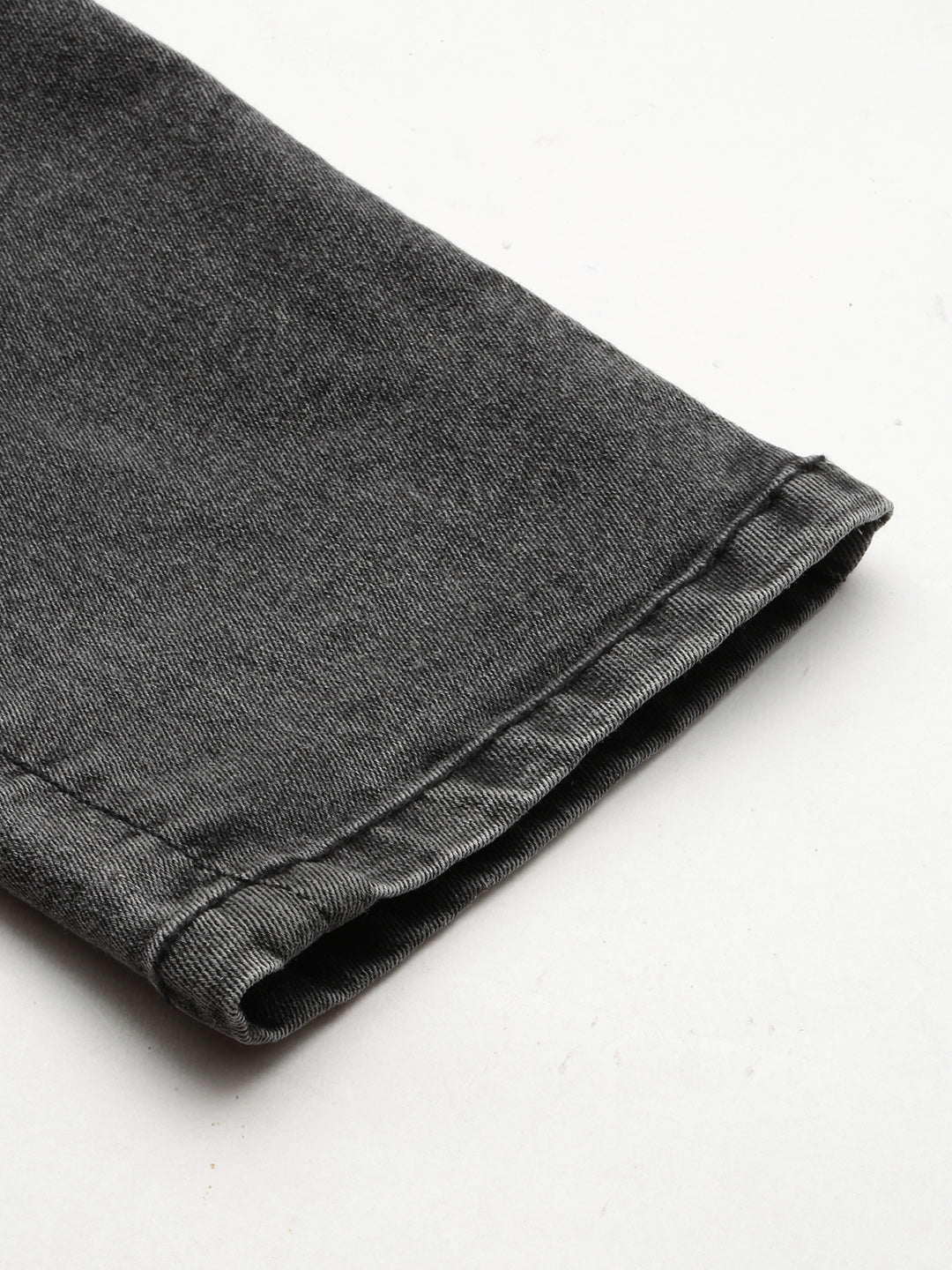 Black Gray Vintage Skinny Fit Stretchable Jeans