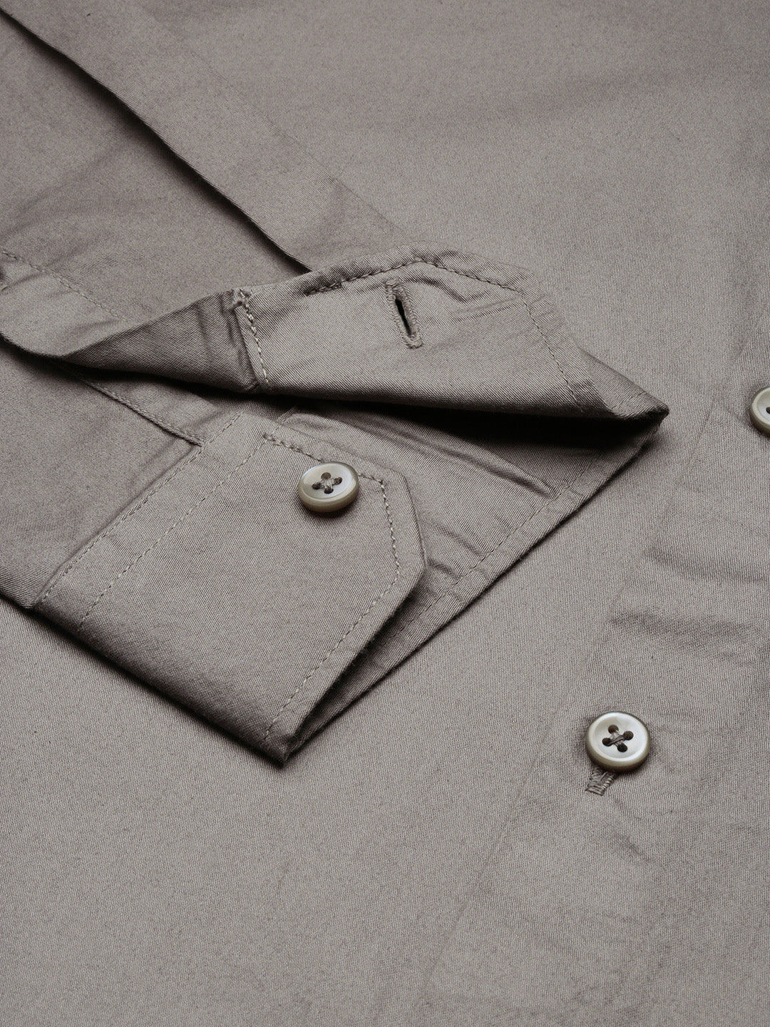 Dark Gray Full Sleeve Shartin Shirt Without Pocket