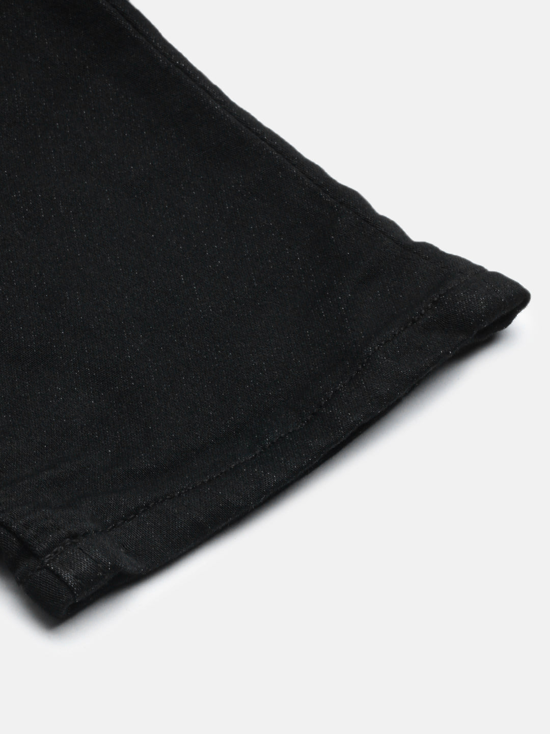 Black Strait Fit Stretchable Jeans