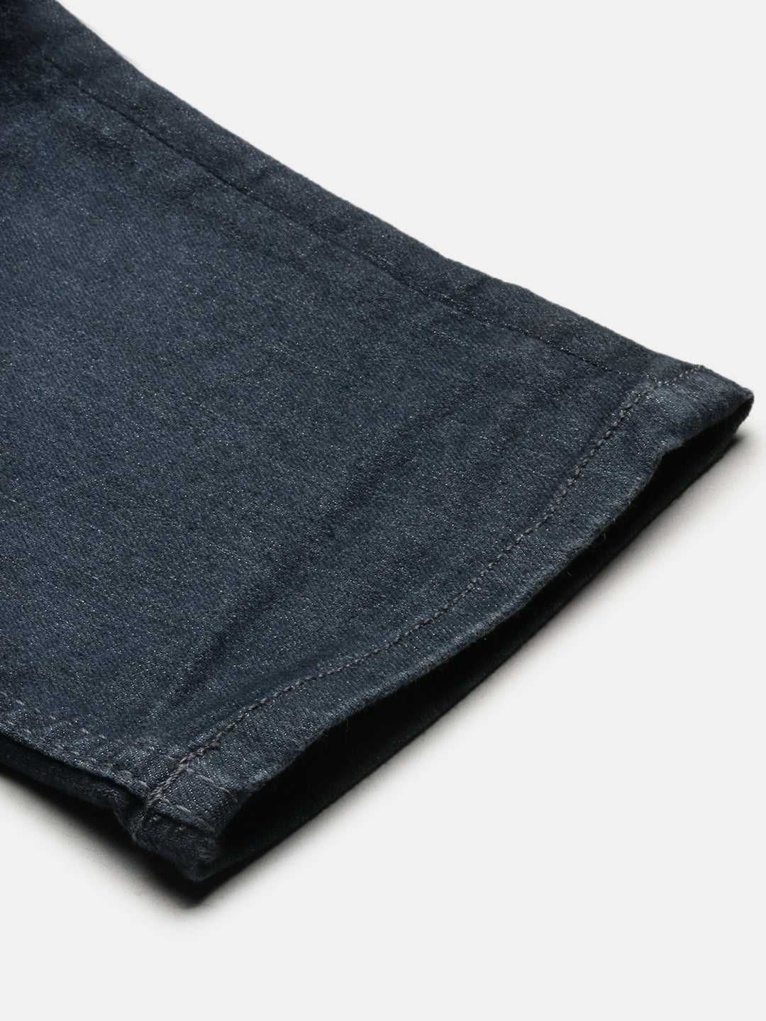 Dark Gray Straight Stretchable Jeans