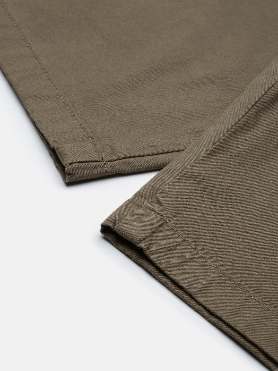 Khaki Slim Fit Cargo Shorts