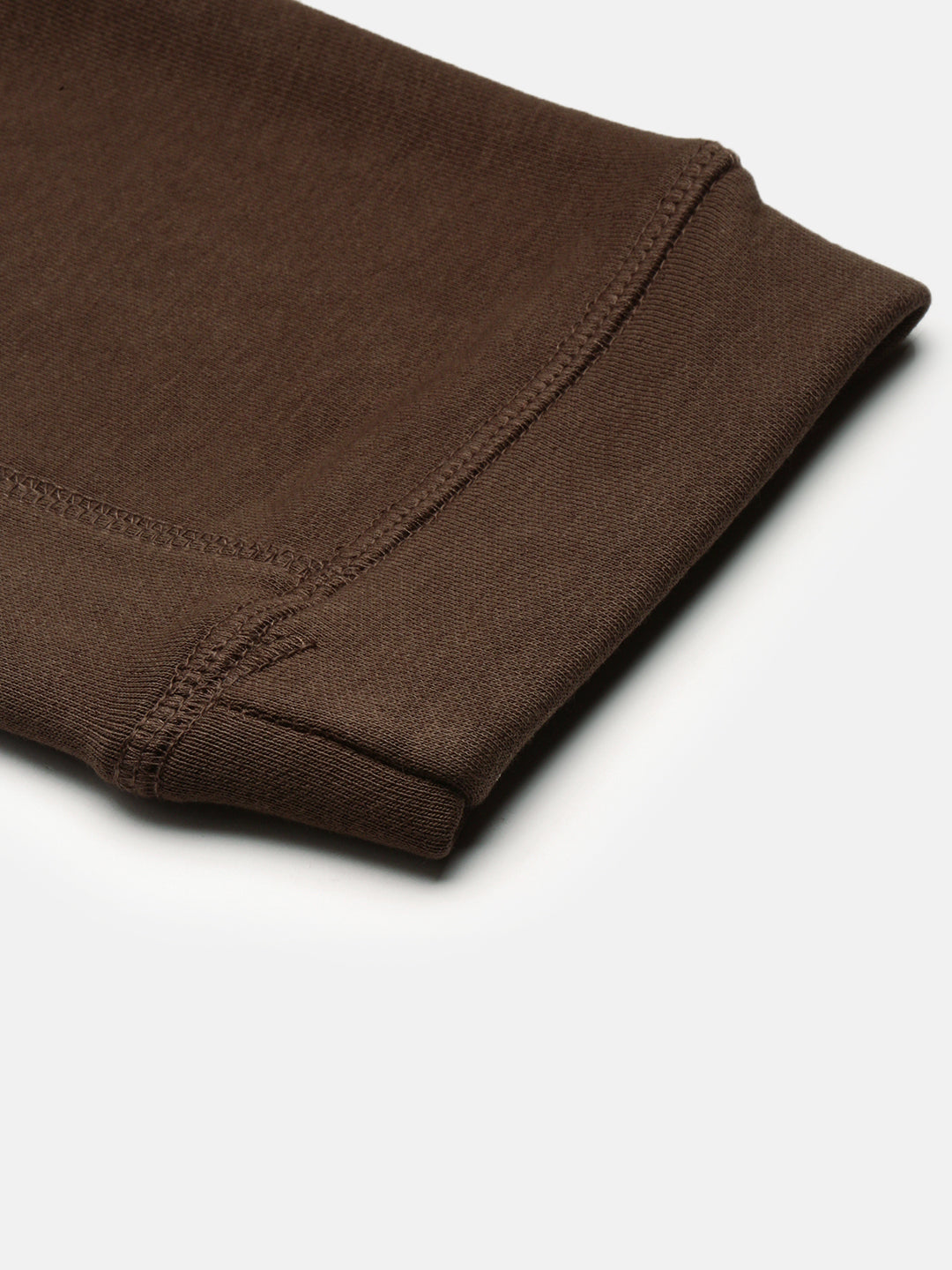 Brown Cotton Looper Men's Lower